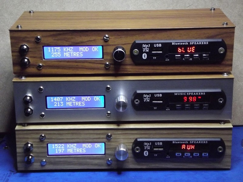 FM USB TF-card to MW transmitters