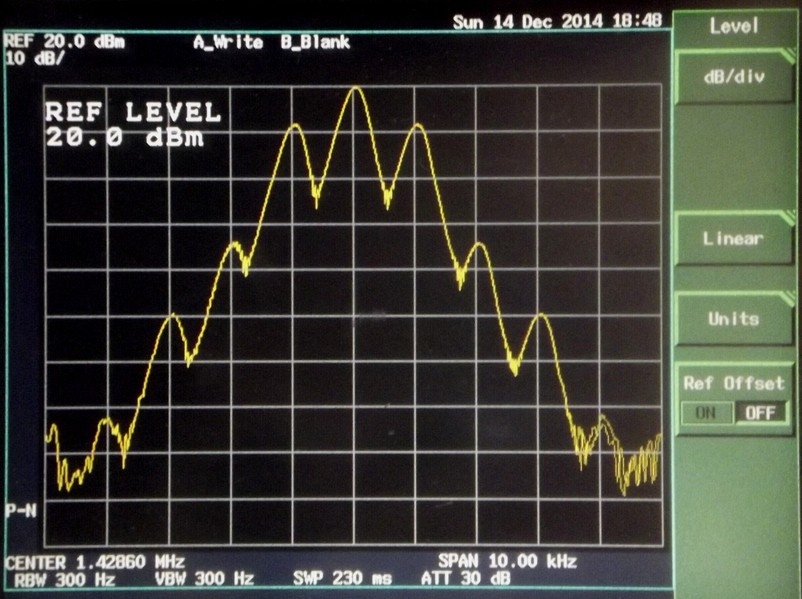 1Khz AM 10Khz span