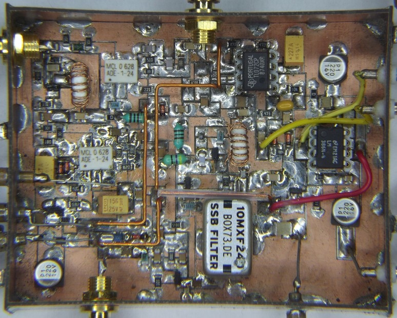 Montage 10.7 MHZ TX-RX IF assembled